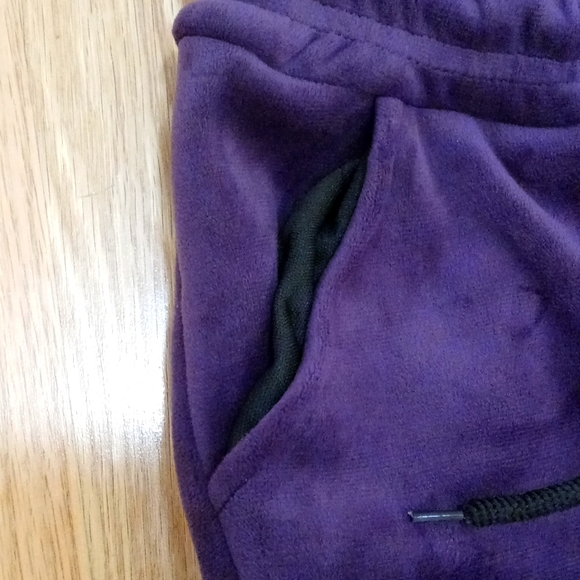 2 piece winter sweatsuit with interior lining/hoodie/ size sm - Picture 6 of 8